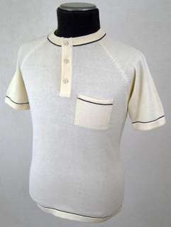 MOD RETRO INDIE SIXTIES NEW MENS KNITTED GRANDDAD COLLAR CYCLING TOP 
