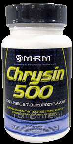 Chrysin 500 mg 30 caps by MetabolicResponseModifier 609492710208 