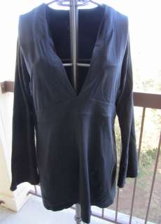   Tranquil Tunic Womens Plus size 1X Black Great for Yoga or Travel