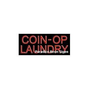  Coin Op Laundry Neon Sign 10 x 24