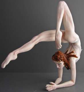 OOAK, Doll Sculpture, Yoga, Dancer, GRACE by Lewisa  
