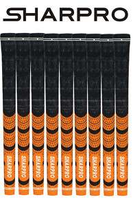 SHARPRO Dual Compound Cord Golf Grip Pride Orange  