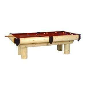   Pine Ponderosa   x Pine Ponderosa 7 or 8 Pool Table 