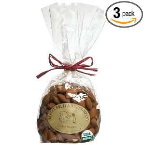 Bergin Nut Company Organic Gift Bags   Almonds, Roasted & Salted, 6 