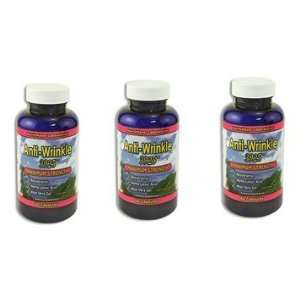 Anti Wrinkle Max Supplements 180 capsules w/ Resveratrol, Alpha 