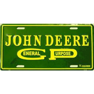  John Deere 62495 General Purpose Logo Auto Tag Sports 