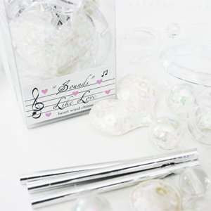 Sounds Like Love Heart Wind Chime   Baby Shower Gifts & Wedding Favors 