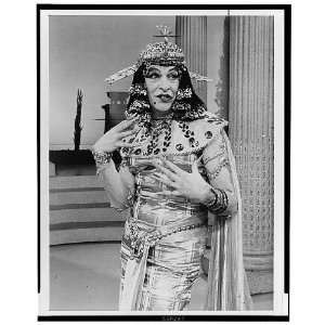  Milton Berle dressed as Cleopatra, 1962