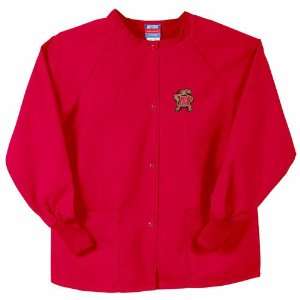  BSS   Maryland Terps NCAA Nursing Jacket (Red) (Large 
