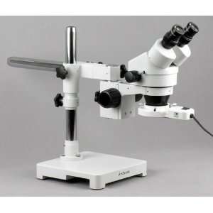 5x 90x Binocular Stereo Zoom Microscope Boom + Light  