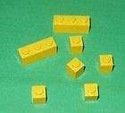Lego Yellow Bricks (5) 1x1 (2) 1x3