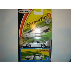    2004 Matchbox Superfast Porsche 911 GT1 White #70 Toys & Games