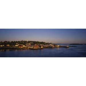  Houses at the River Bank, Lubec, Maine, USA Photographic 