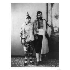 Jewish Man and Woman in Tunisia Photograph   Tunis, Tunisia Giclee 