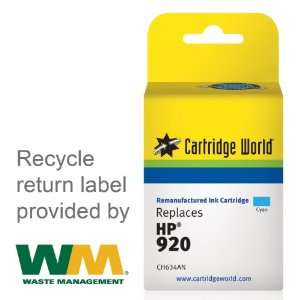  Cartridge World Remanufactured Ink Cartridge Replacement for HP 920 
