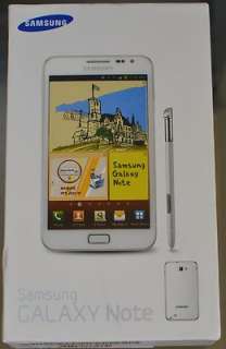   FACTORY UNLOCKED WHITE SAMSUNG GALAXY S NOTE 16GB GT N7000 S2 GSM Tab
