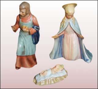 Large Hummel Figurines Mary, Joseph & Baby Jesus New Old Stock  