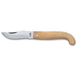   senese 7.7 boxwood pocket knife by berti of italy