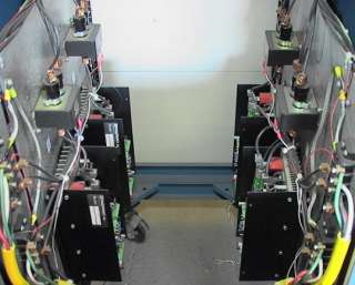 Each relay is good to 60 amps resistive  i.e. heating elements.