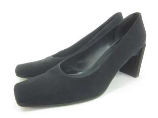 STUART WEITZMAN Black Square Toe Classic Shoes Sz 7.5  