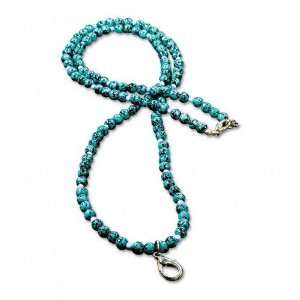  Lanyard Jewelry Style Turquoise and Black Bead 30 Arts 