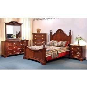  World Imports Georgetown Low Post Bedroom Set 1191 lp br 