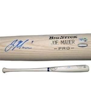  Joe Mauer Signed Bat   NEW #7 Big Stick IRONCLAD 