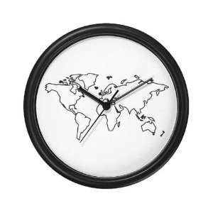  World map Countries Wall Clock by 