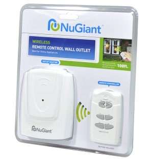   NuGiant Wireless Remote Control Indoor Wall Outlet by 