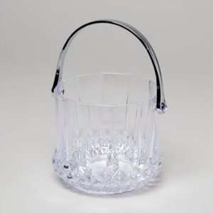  40 Oz Plastic Ice Bucket with Silver Handle
