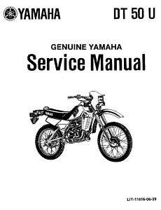 Yamaha DT50 DT 50 DT 50 Service Manual Repair 88   94  