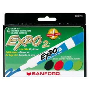   Sets Of 4 Bull Color Marker Expo 2 Dry Erase By Newell Toys & Games