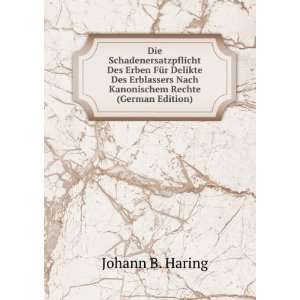   Nach Kanonischem Rechte (German Edition) Johann B. Haring Books
