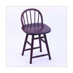   Co. HD 18 High Maple Wood Low Spindle Back Chair Furniture & Decor