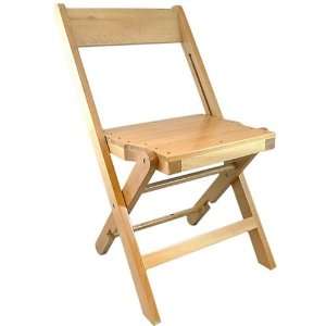  Advantage Natural Wood Folding Chair 