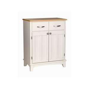   29.25x16x36 in. White 2 Drawer Buffet Server, Wood T