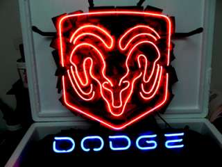DODGE CAR American Auto Beer Bar Neon Light Sign me  