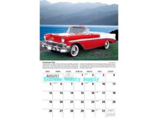   Cadillac Camaro Corvette GTO Classics cars 2012 wall calendar  