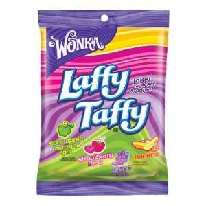 Wonka Laffy Taffy, Assortment, 4.2 Ounce Peg Bag (10 Pieces)  