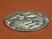 Italian Italy 1977 Silver Table Medal  