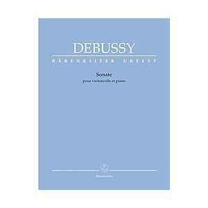  Sonate für Violoncello und Klavier Claude Debussy 