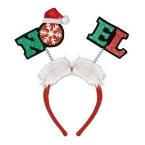  Glittered Noel Boppers Party Accessory (1 count) (1/Pkg 