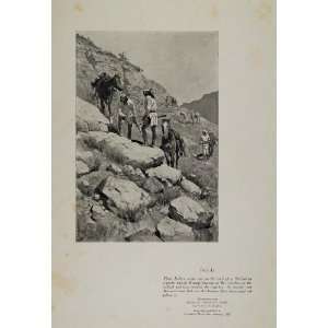  1923 Remington Indian Scout Little Big Horn River Print 
