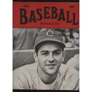  Jan. 1942 Baseball Magazine Lou Boudreau Cover EXMT 