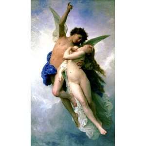   Bouguereau   32 x 56 inches   Psyche and Lamoureux