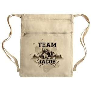   Bag Sack Pack Khaki Twilight Wolf Team Jacob 