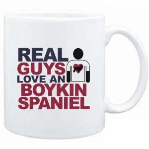   Mug White  Real guys love a Boykin Spaniel  Dogs