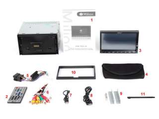 G2217 7 LCD IN DASH CAR DVD PLAYER GPS WITH CAMERA A2  