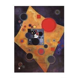  Wassily Kandinsky Accent in Rose 24.00 x 32.00 Poster 
