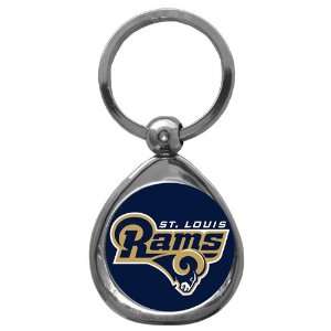  St. Louis Rams NFL High Polish Chrome Key Tag w/ Photo 